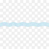 蓝色水波纹矢量图