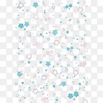 矢量星星底纹
