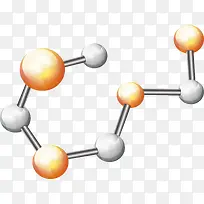 橘色晶体分子