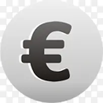 欧元货币标志luna-grey-icons