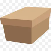 矢量图棕色的盒子