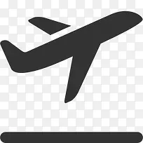 airplane takeoff icon