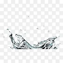 水溅起的瞬间免抠素材
