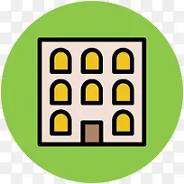 卡通素材施工图标