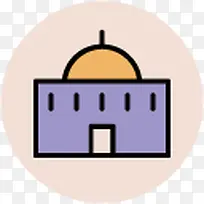 卡通建筑图片施工矢量图