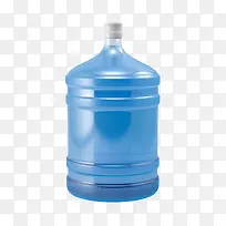 蓝色解渴发亮桶装塑料瓶饮用水实