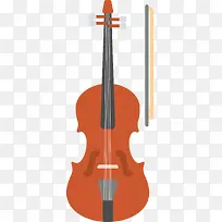 拉伸矢量管弦小提琴