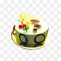 巧克力圈生日蛋糕