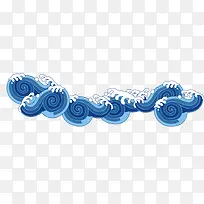 蓝色海浪