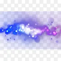 紫色漂浮光斑