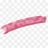 粉色油漆笔刷效果元素