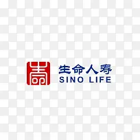 生命人寿保险公司logo商业设计