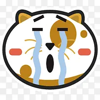 哭泣的大脸猫