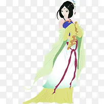 古风人物回眸倾城插图