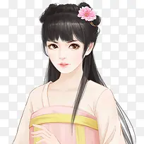 清新古装美女人物