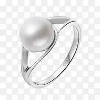 周大福珍珠戒指