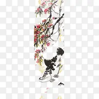 国画桃花