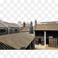 岭南文化古建筑屋脊