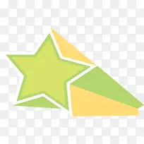 浅绿色五角星