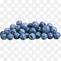 散落的美味蓝莓