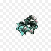 中国风山石写意画