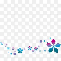 漂浮五朵花瓣