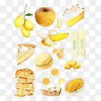 黄色系列美食