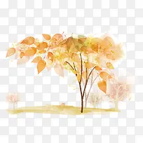 唯美树木背景素材