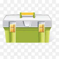 绿色的工具箱设计矢量图