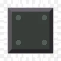 正方形普通暗色芯片