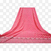 粉红毛毯