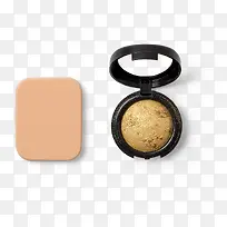 日常彩妆化妆工具粉饼盒素材