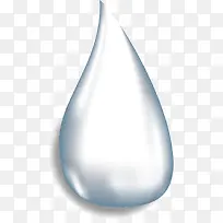手绘白色水滴