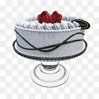 一层白色蛋糕架