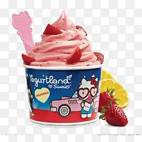 粉色冰淇淋PNG
