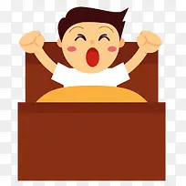 创意男孩日常生活矢量