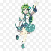 卡通动画女孩