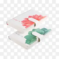 清新花朵封皮本子