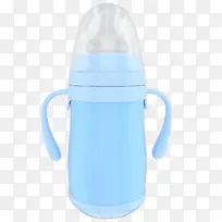 蓝色宝宝奶瓶