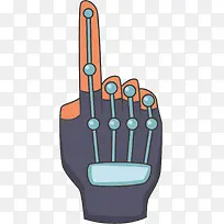 矢量图灵活的机械手