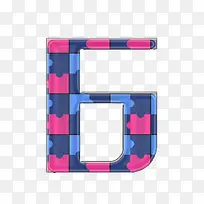 立体数字6