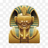 埃及法老矢量图设计