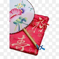 中国风古代女子扇子