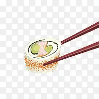 精美寿司装饰插图