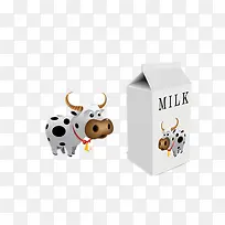 奶牛与牛奶
