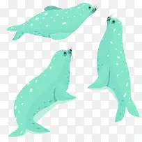 三只小海狗