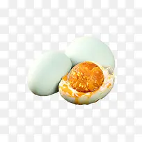 白色咸鸭蛋出油蛋黄