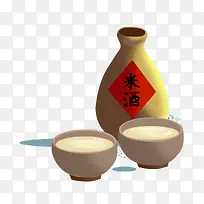 卡通米酒PNG下载