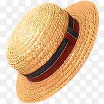 竹编帽子素材