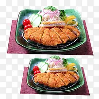 日式炸猪排两碟